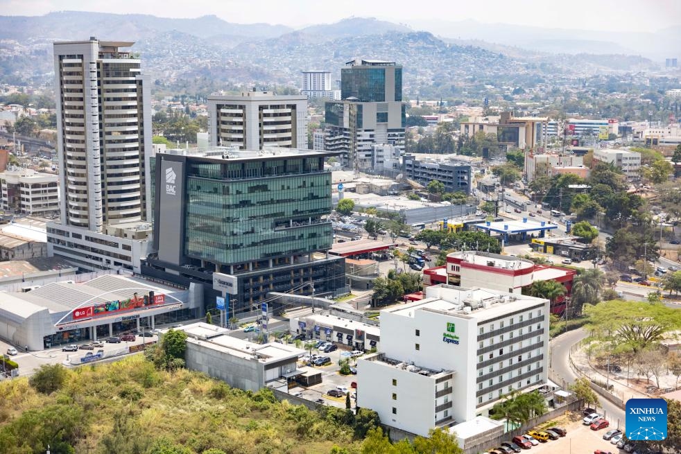 This photo taken on March 20, 2024 shows a view in Tegucigalpa, Honduras.(Photo: Xinhua)