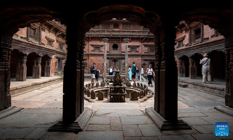 People visit the Patan Museum on the occasion of International Museum Day in Lalitpur, Nepal, May 18, 2024. Photo: Xinhua