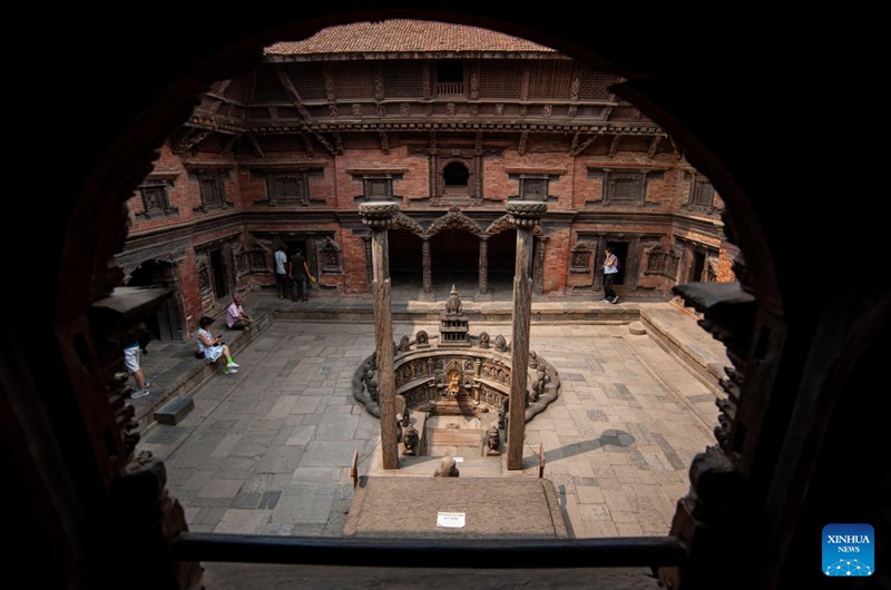 People visit the Patan Museum on the occasion of International Museum Day in Lalitpur, Nepal, May 18, 2024. Photo: Xinhua