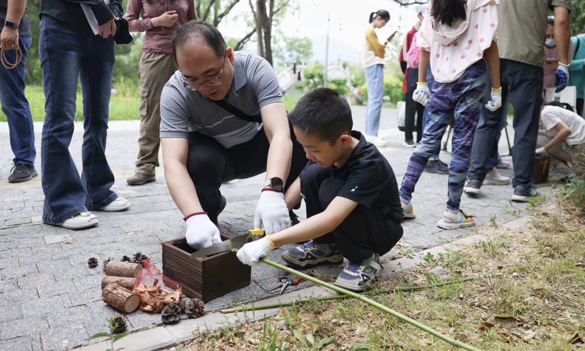 Children in Beijing celebrate the International Day for Biodiversity (IDB) 2024 Photo:IC 