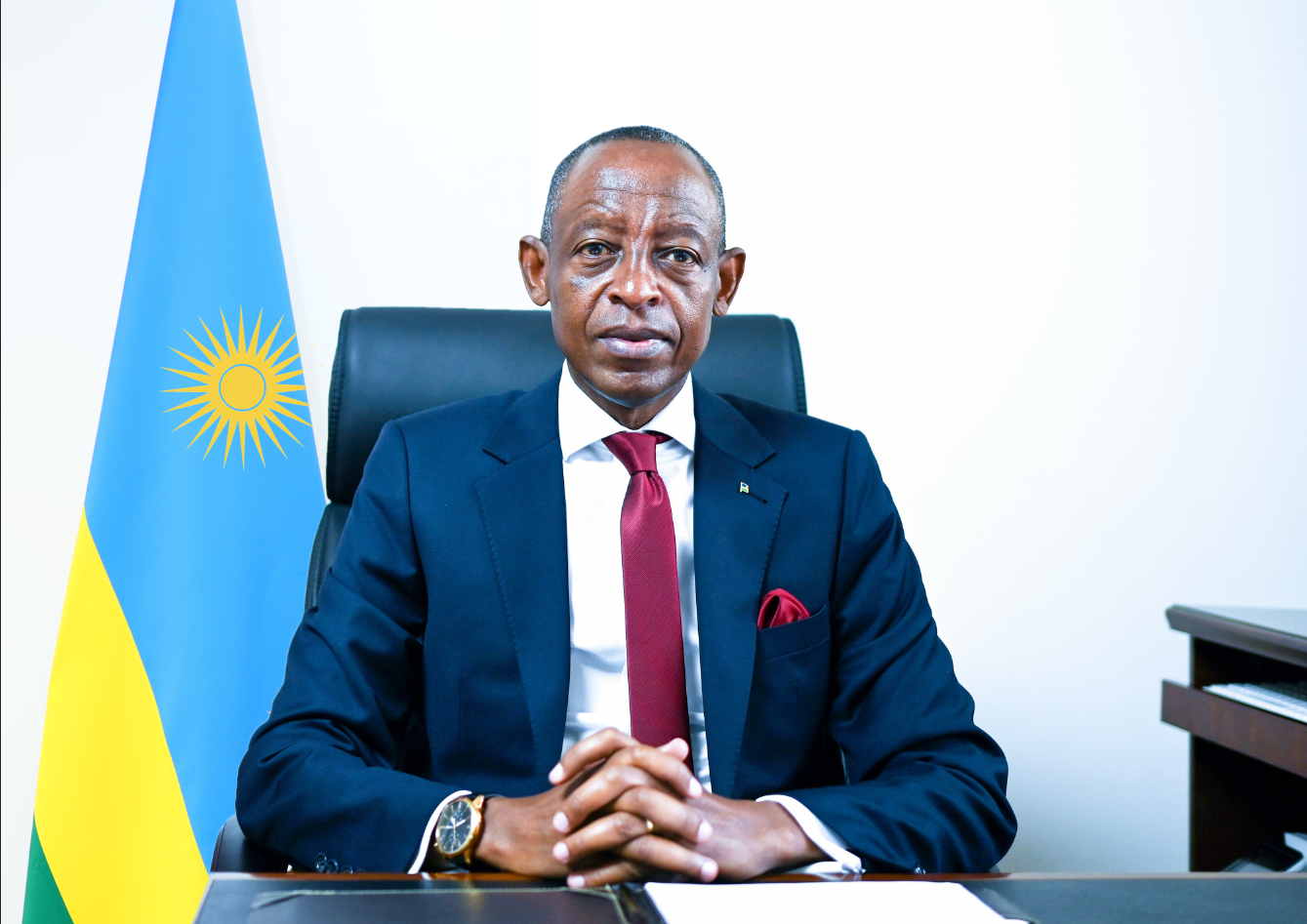 Caption: Rwandan Ambassador to China James Kimonyo Photo: Embassy of the Republic of Rwanda