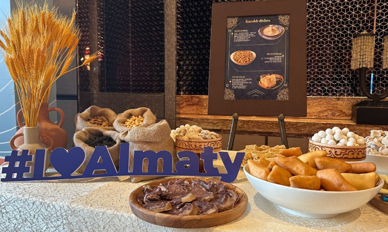 Almaty showcases its local cuisine at a tourism promotion event on May 28,<strong><a href=