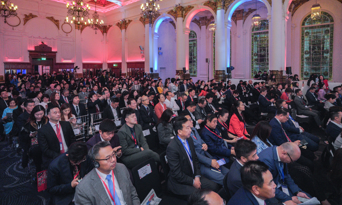 The summit gathered over 400 entrepreneurs, policymakers, and scholars to explore diverse areas of Sino-British collaboration. Photo: Courtesy of summit organizer