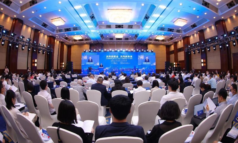 “Common ideals and common future: a river dialogue between Shanghai and New York” is held in Shanghai on July 26, 2024. Photo: Courtesy of the organizers