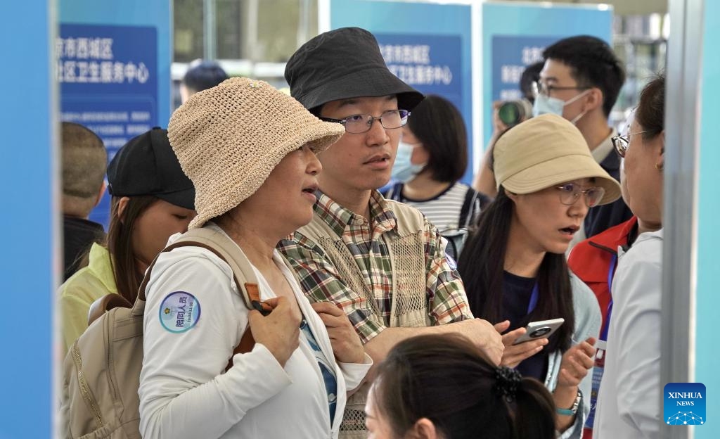 Job seekers attend a job fair dedicated to persons with disabilities in Beijing, capital of China, May 27, 2024. By the end of 2023, the employment rate for persons with disabilities of working age in Beijing had reached 68.5 percent.(Photo: Xinhua)