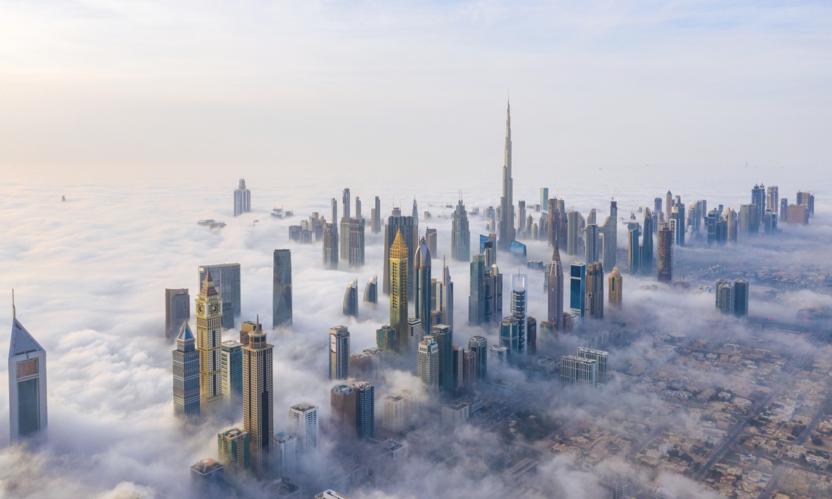 Aerial view of Dubai, United Arab Emirates Photo: CFP