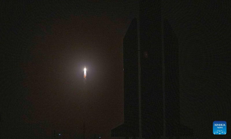 A modified version of the Long March-7 carrier rocket carrying the Zhongxing-3A satellite blasts off from the Wenchang Space Launch Site on the coast of southern island province of Hainan, June 29, 2024. (Xinhua/Pu Xiaoxu)