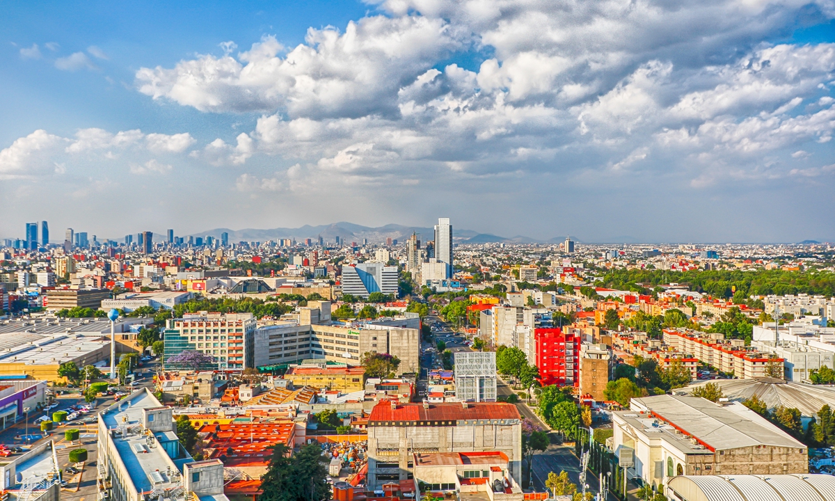 The view of Mexico City Photo: VCG