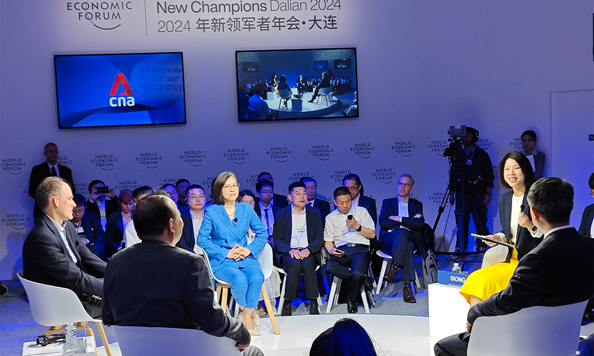 A penal discussion held during the Summer Davos in Dalian, Northeast China's Liaoning Province on June 25, 2024. Photo: Yin Yeping/GT