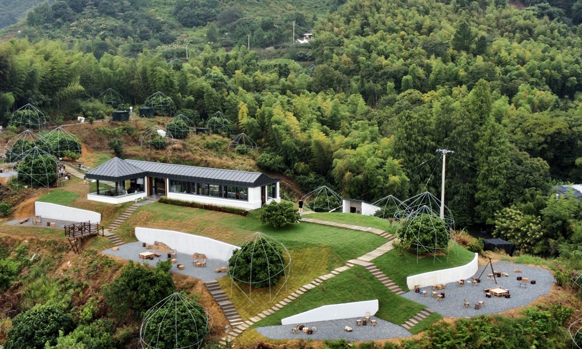 The village cafe in Hengkantou village in Yuyao, Zhejiang Province Photo: Courtesy of Li