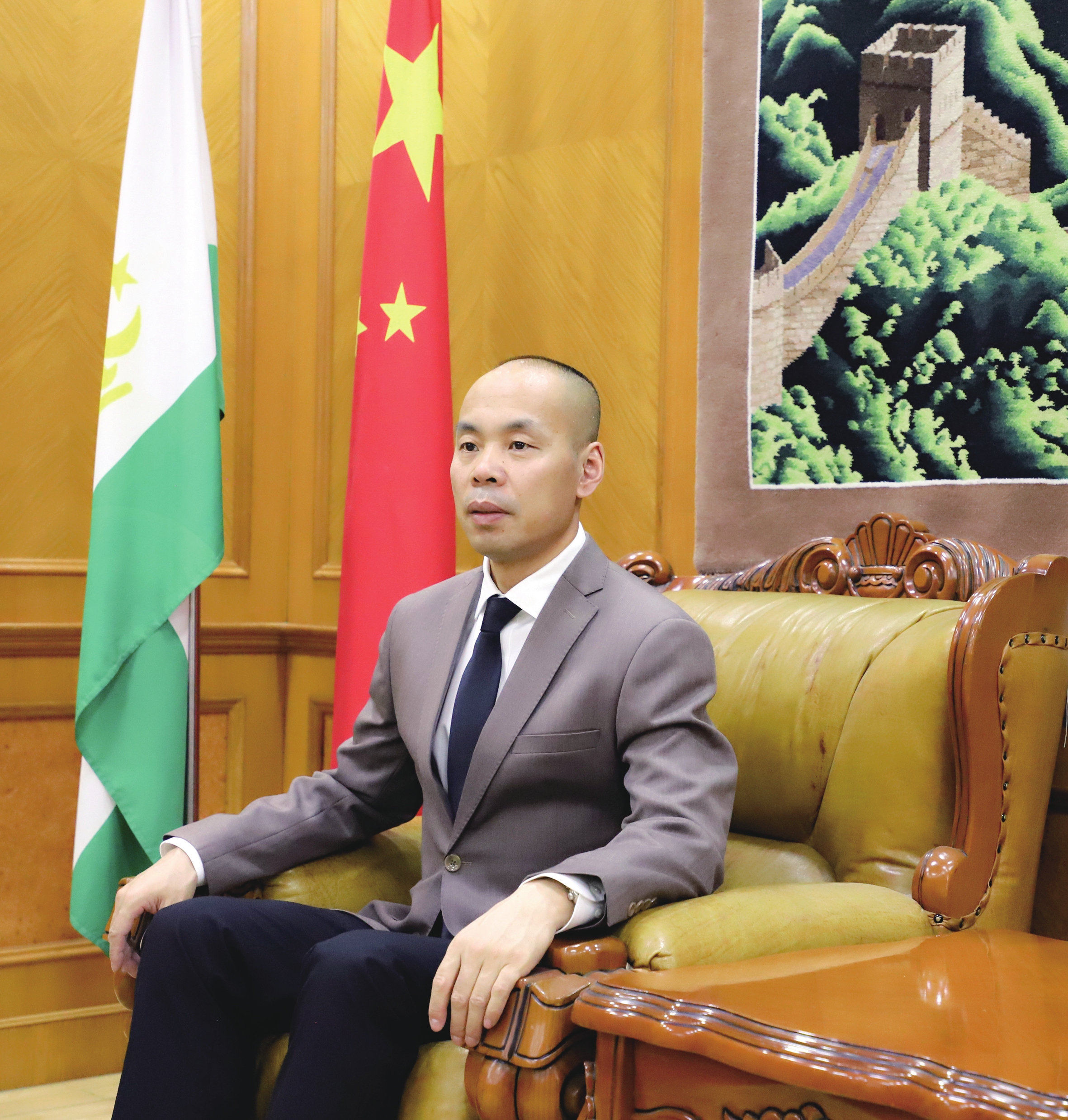 Ji Shumin, Chinese Ambassador to Tajikistan Photo: Courtesy of Chinese Embassy in Tajikistan