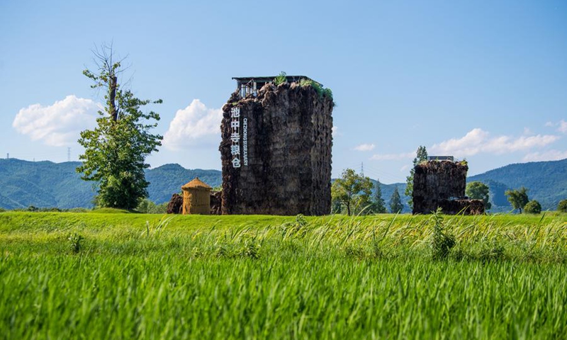 This photo taken on July 4, 2024 shows the Chizhongsi Granary Site at the Archaeological Ruins of Liangzhu City park in Hangzhou, capital city of east China's Zhejiang Province. Photo: Xinhua