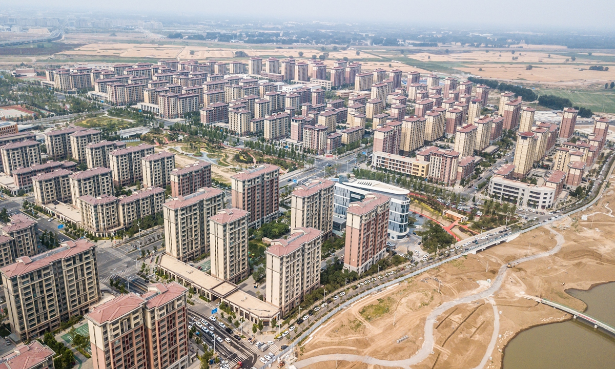 Xiong'an New Area in North China's Hebei Province is undergoing rapid construction on June 20, 2024. Photo: VCG 