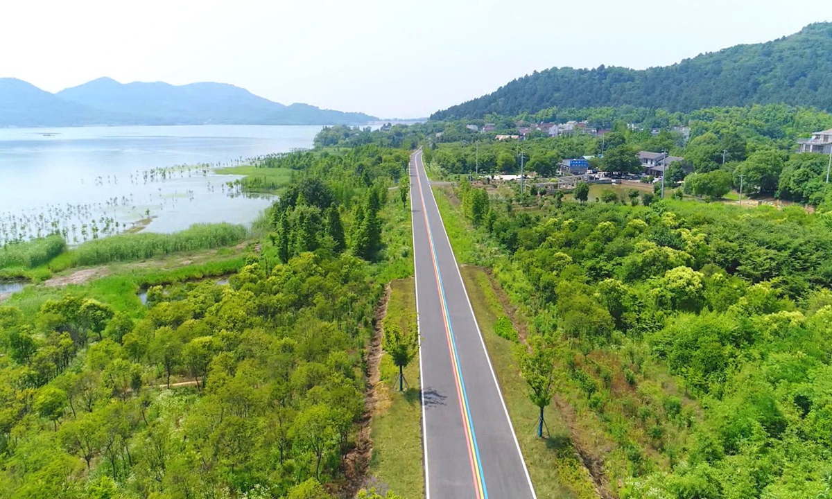 Guilin village’s development axis, the Liyang No.1 Highway