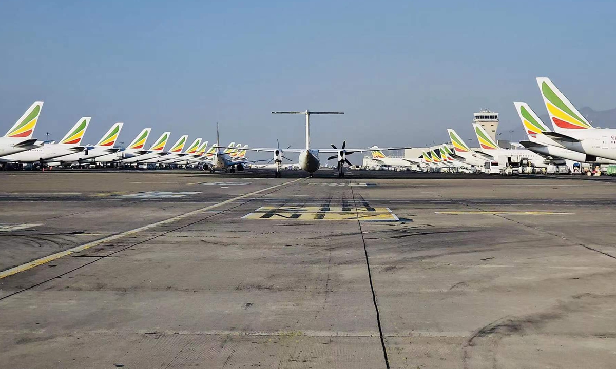 A view of Addis Ababa Bole International Airport Photo: Courtesy of Ethiopian Airlines