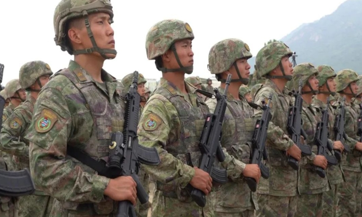 Troops of the Chinese People's Liberation Army (PLA) arrive in Tanzania on a Y-20 strategic transport aircraft in late July 2024 to participate in the Peace Unity-2024 joint exercise. Photo: Screenshot from China Central Television