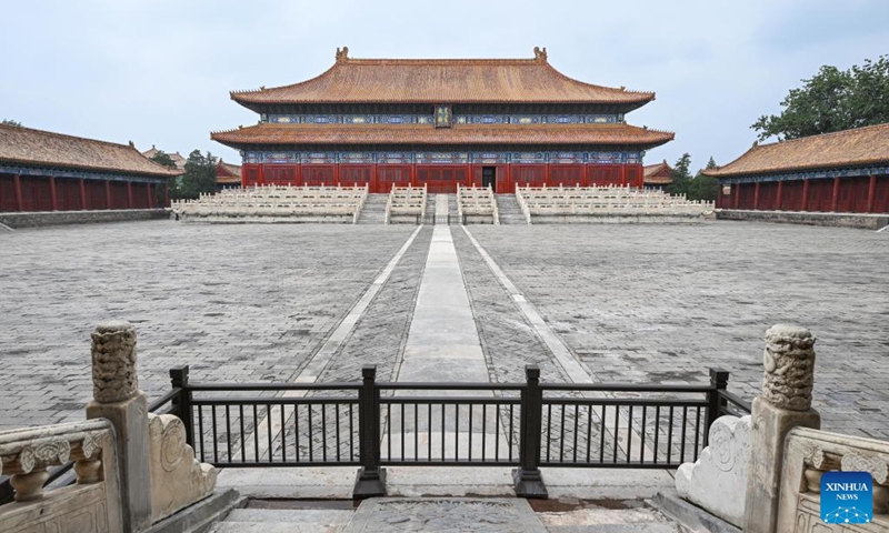 This photo taken on July 16, 2024 shows a view of the Imperial Ancestral Temple in Beijing, capital of China. Photo: Xinhua