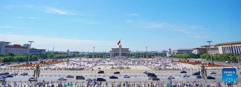 The Tian'anmen Square and its surrounding buildings are pictured in Beijing, capital of China, on July 17, 2024. Photo: Xinhua