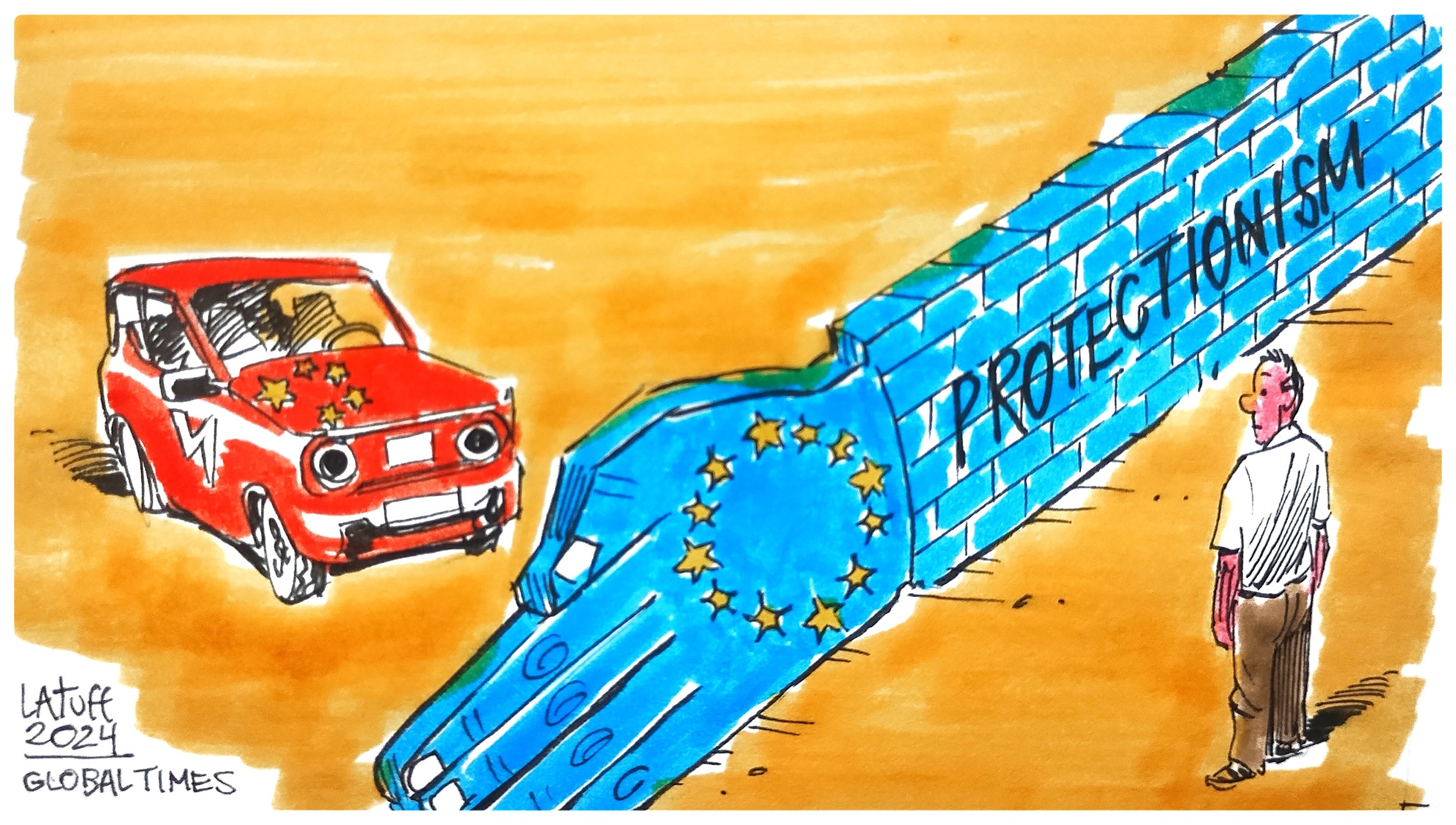 ​EU’s tariffs on Chinese EVs not helpful, cannot protect EU’s car industry