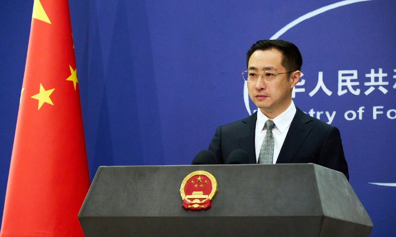 Lin Jian, a spokesperson for the Chinese Foreign Ministry. Photo: VCG