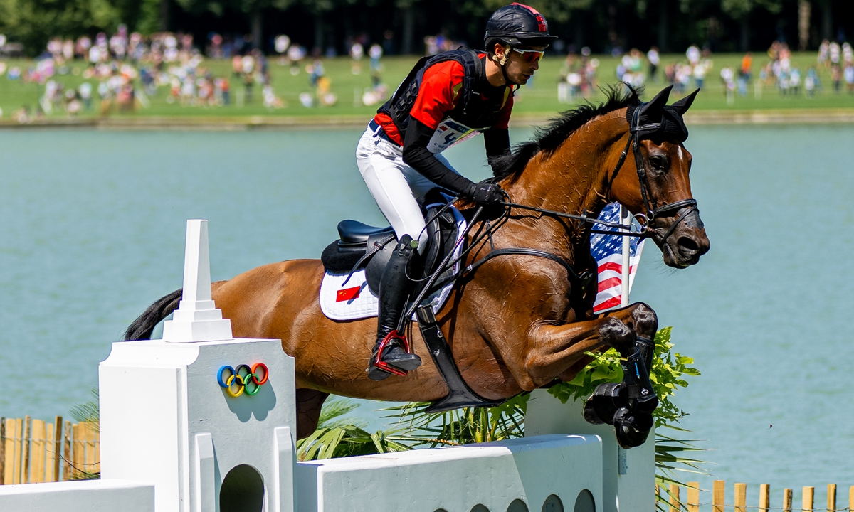 Hua Tian at the Paris Olympics Photo: Courtesy of FEI