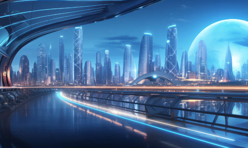 A concept photo of a futuristic city Illustration: VCG 