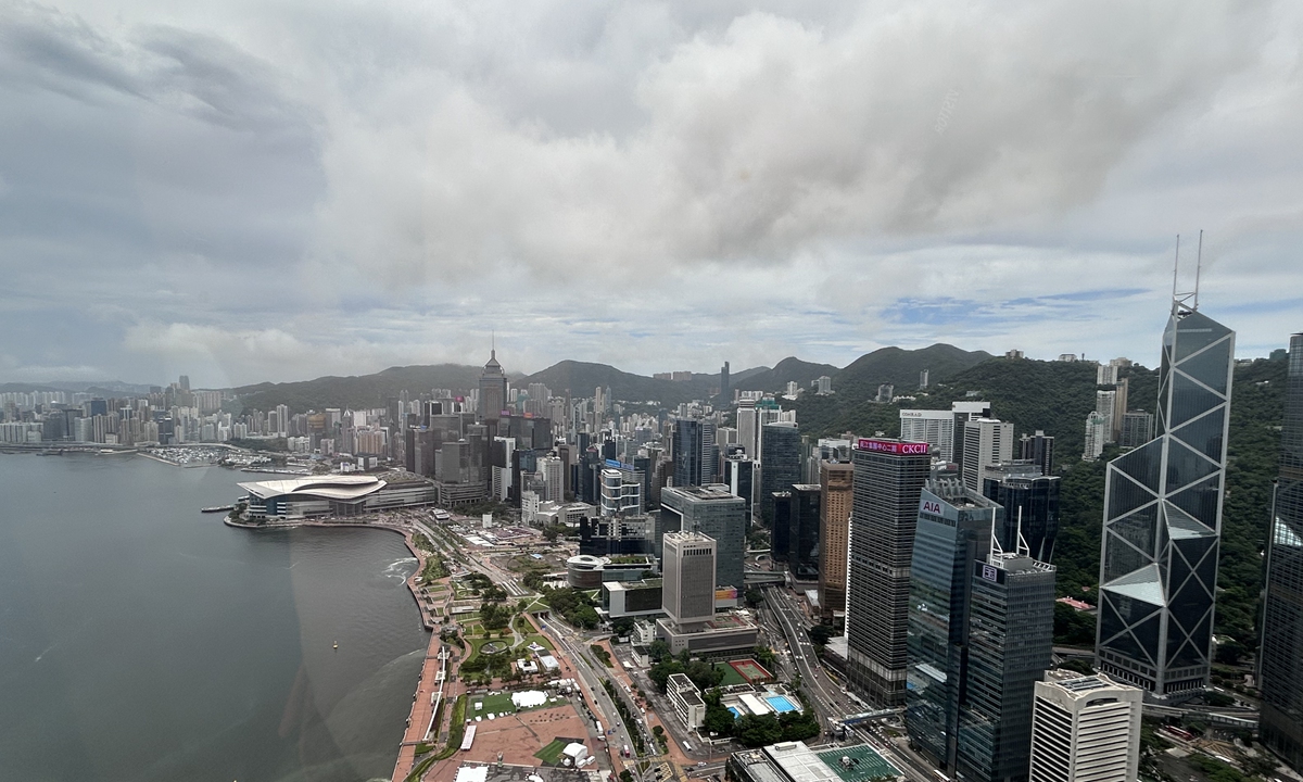 A view of Hong Kong Photo: Zhang Weilan/GT
