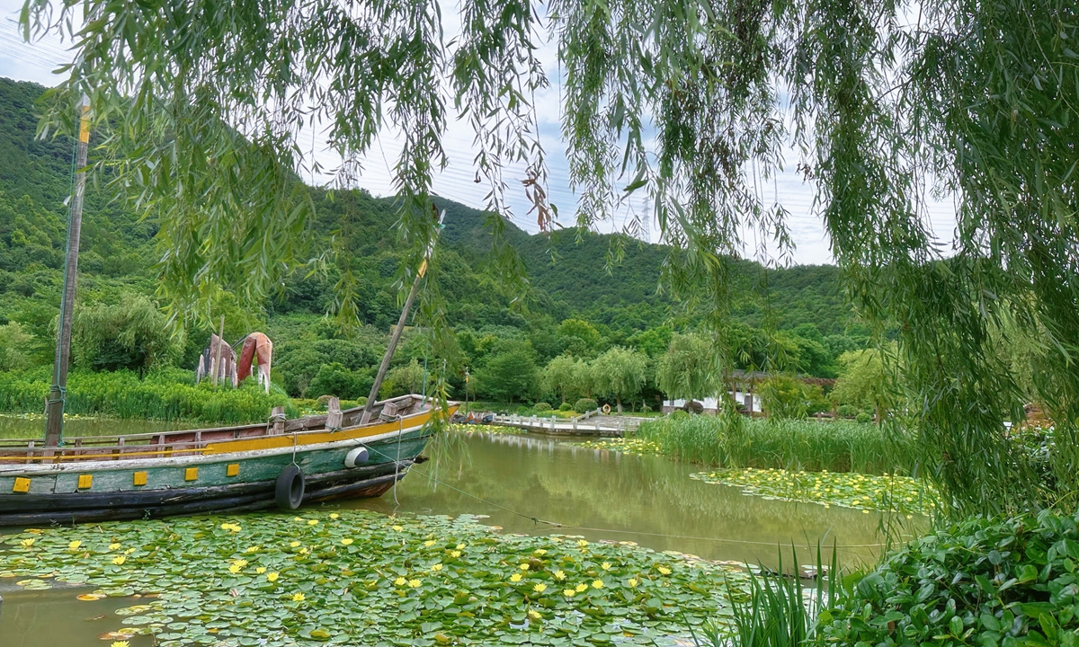 The scenery of Xinjian Village in Zhoushan, East China's Zhejiang Province Photos: Courtesy of Lu Haifeng