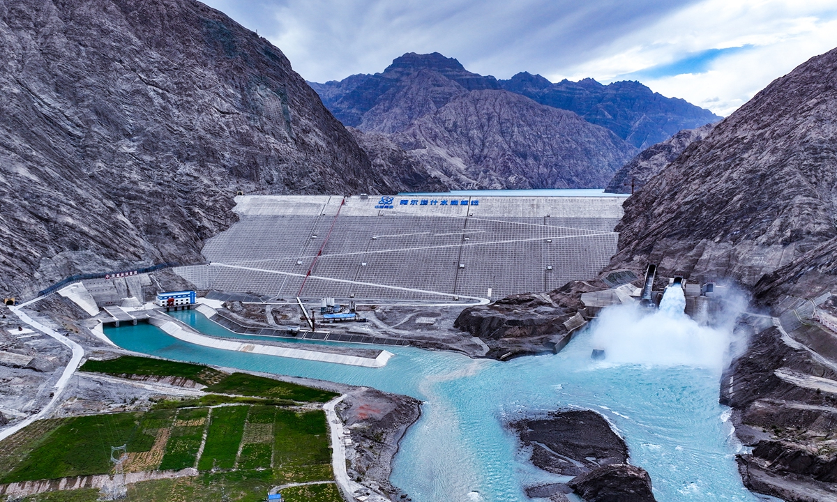 Aratax water conservation project Photo: Courtesy of the Xinhua Hydropower Generation Co, Ltd