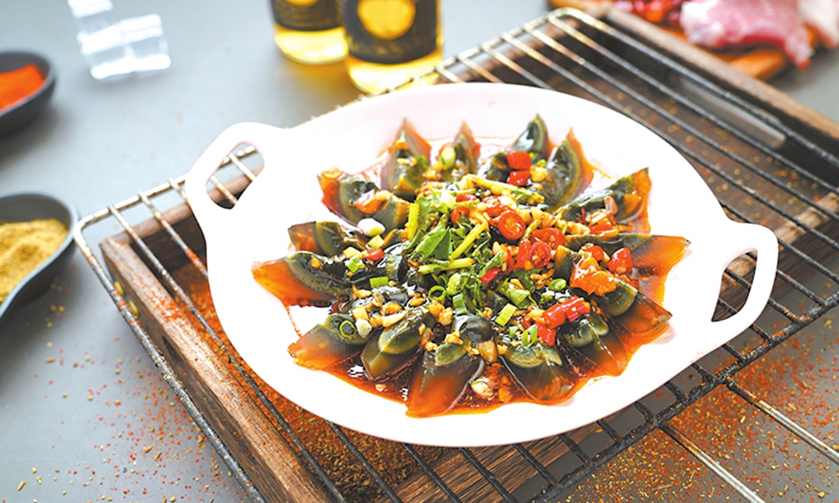 The century egg, or pidan Photo: VCG