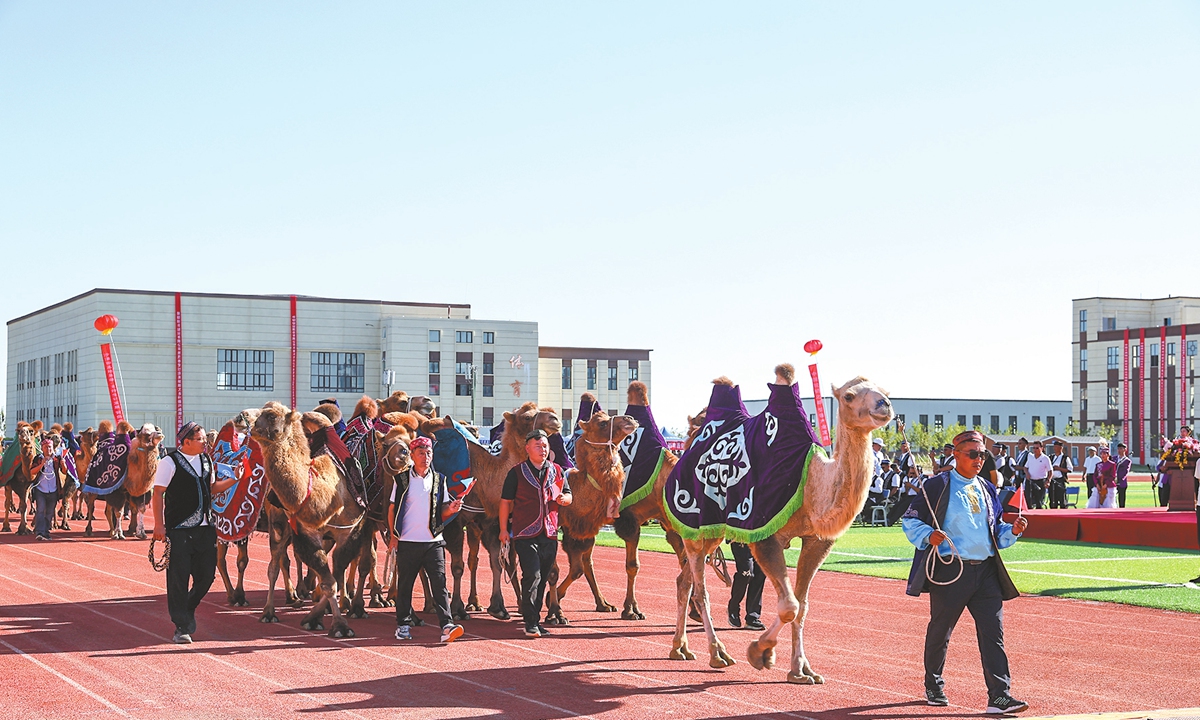 Delegates at the IYC in Fuhai, Xinjiang Uygur Autonomous Region on August 16 Photo: Courtesy of FAO