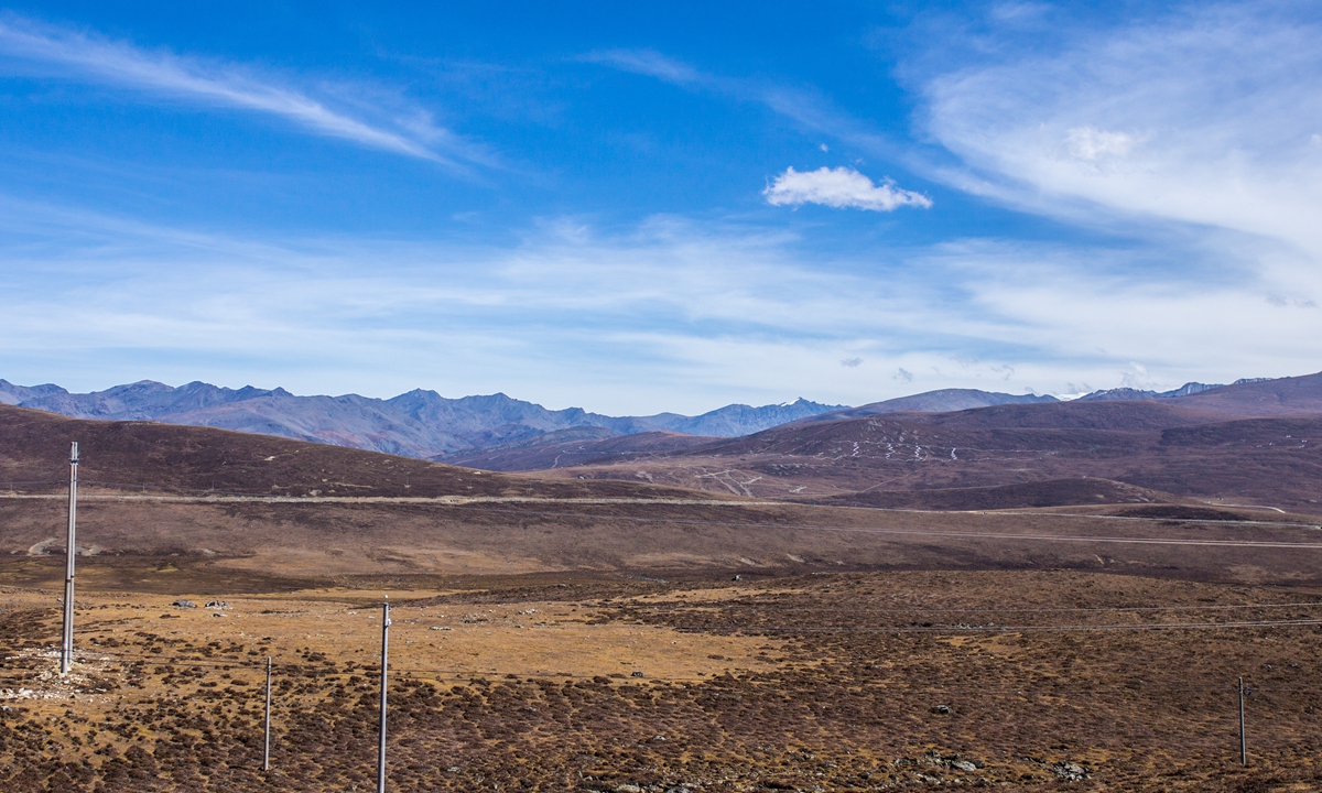 The<strong></strong> scenery of Nagqu, Southwest China's Xizang Autonomous Region Photo: Shan Jie/GT