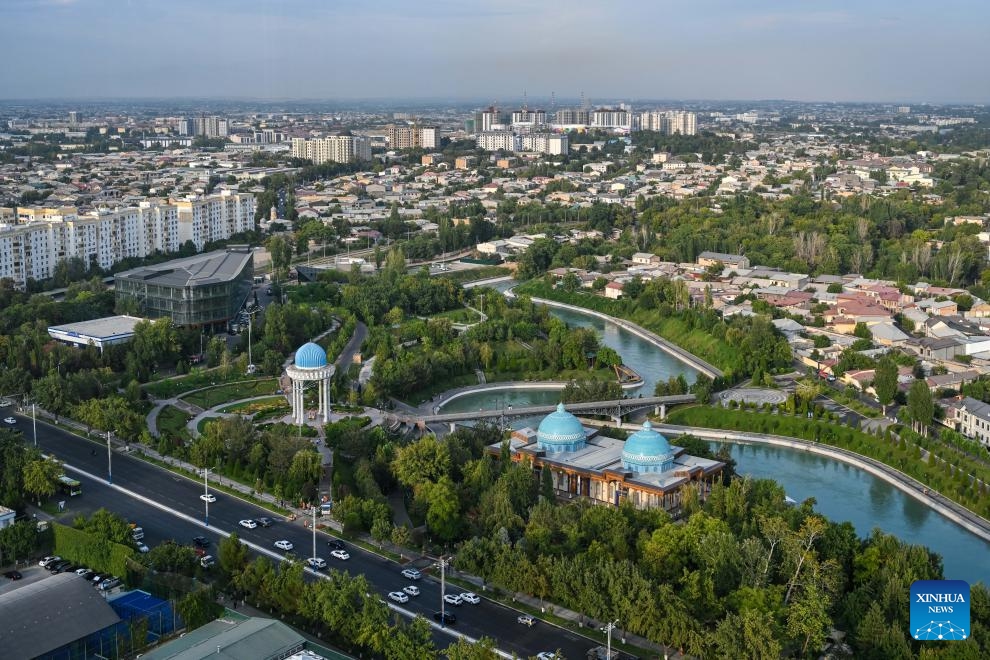 This photo taken on Aug. 27, 2024 shows the city view of Tashkent, Uzbekistan. (Photo: Xinhua)