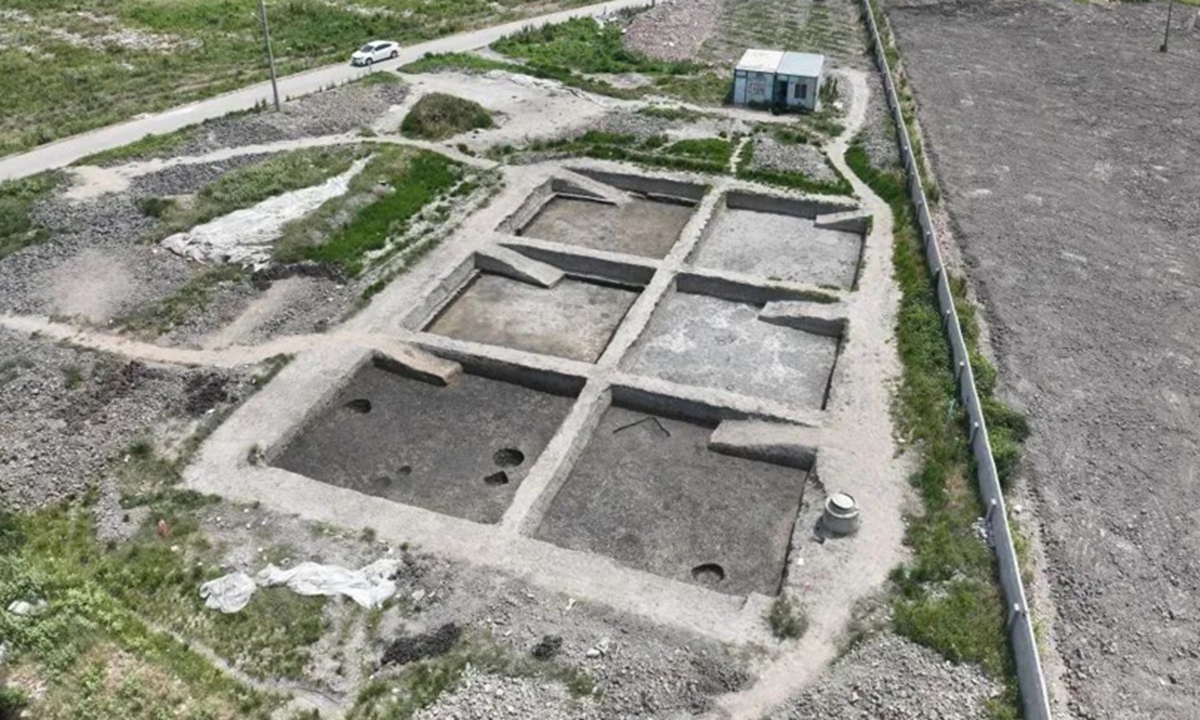 The<strong></strong> Malangxia Site in Yuyao, East China's Zhejiang Province Photo: Courtesy of the Ningbo Cultural Heritage Management and Research Institute