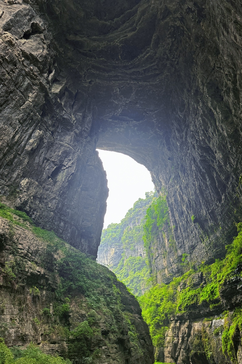 A view of the Three Natural Bridges in Wulong district, Chongqing Photo: Liu Yang/GT