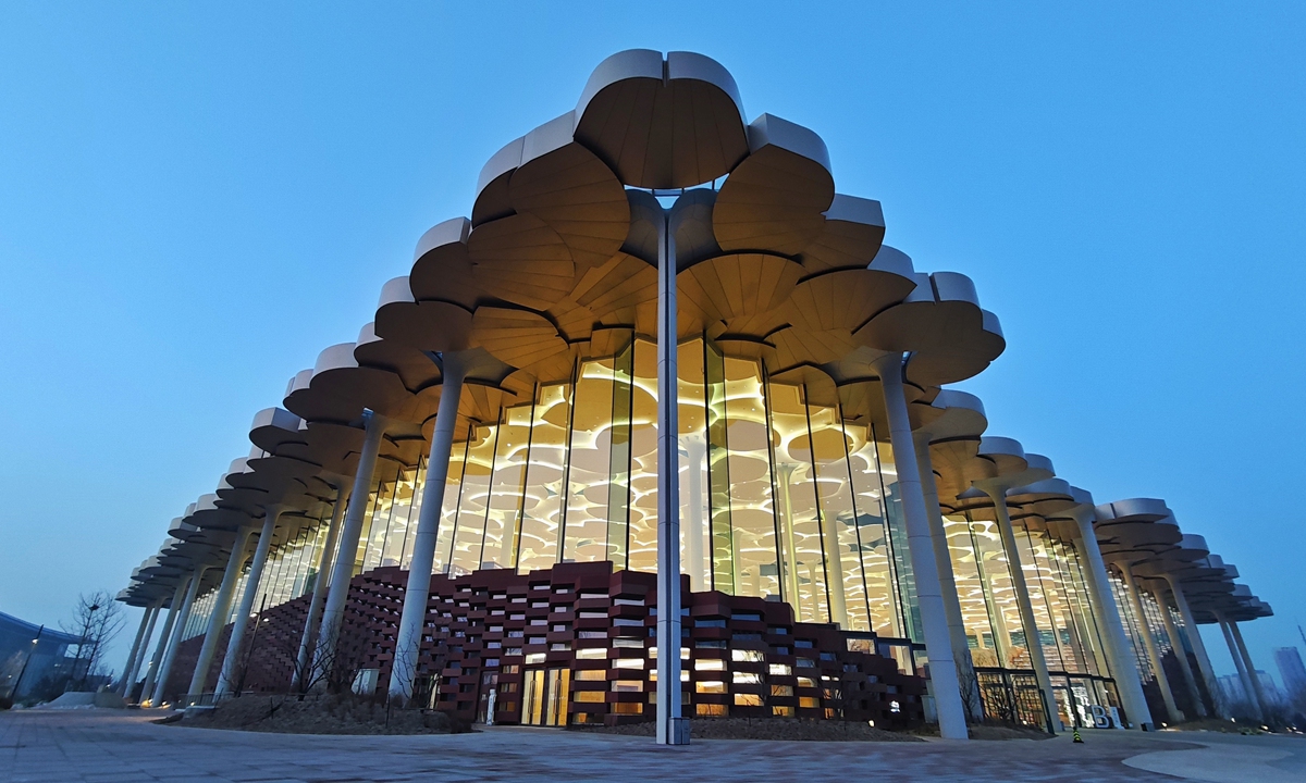 A general view of the Beijing Library Photo: VCG