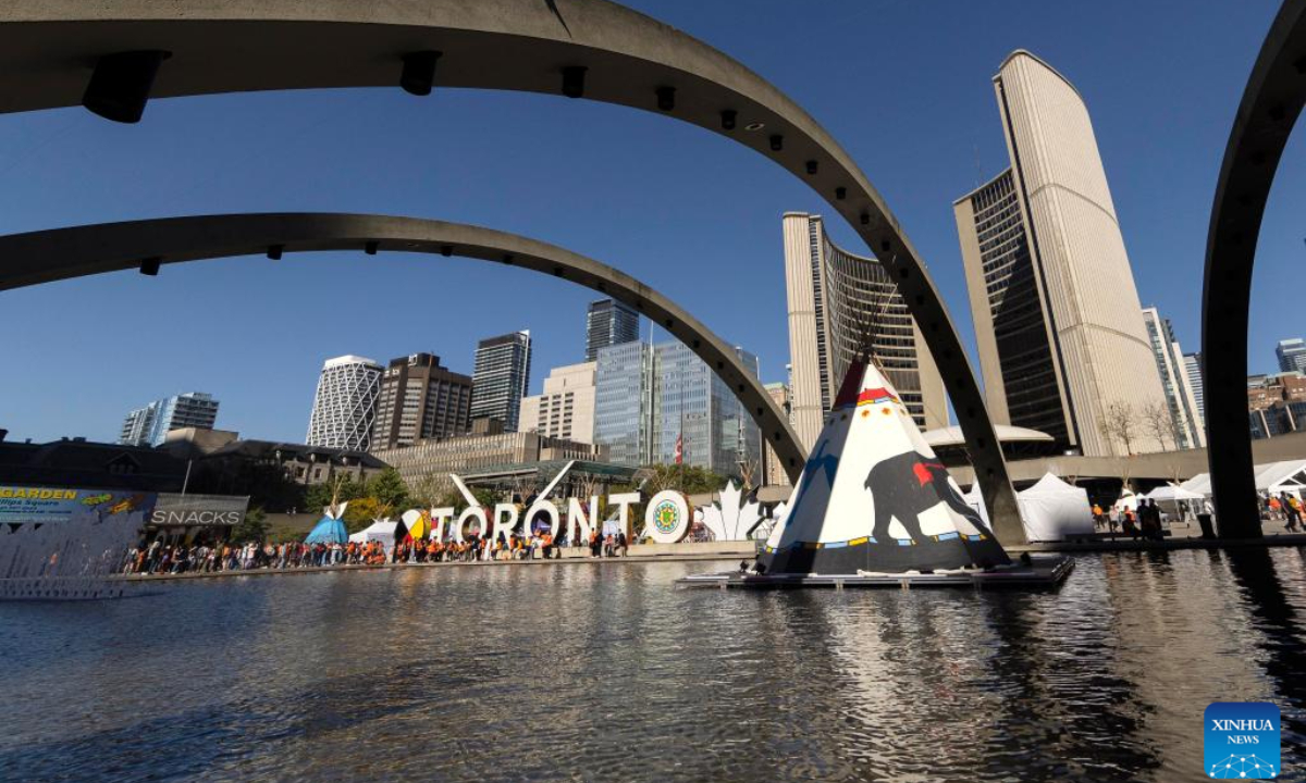 An event marking the National Day for Truth and Reconciliation is held in Toronto, Canada, Sep 30, 2024. Photo:Xinhua