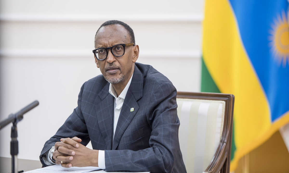 Picture of Rwandan President Paul Kagame.