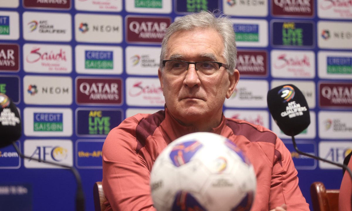 China national soccer team head coach Branko Ivankovic Photo: VCG