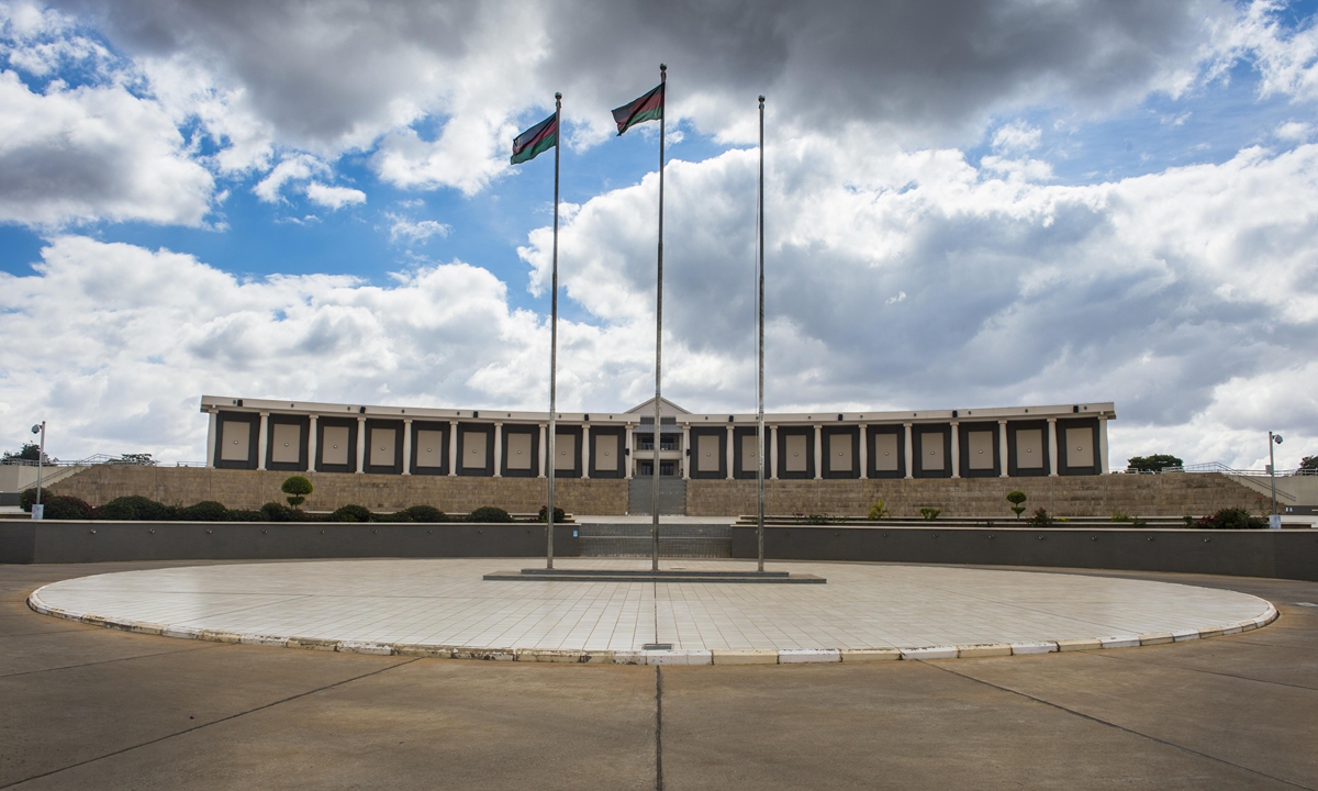 Malawi Parliament building Photo: VCG