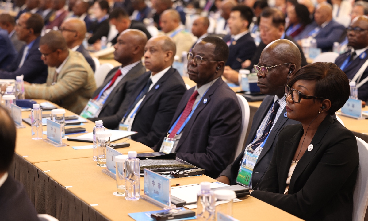 The eighth Conference of Chinese and African Entrepreneurs is held in Beijing on September 6, 2024, as part of the 2024 Summit of the Forum on China-Africa Cooperation. Photo: VCG