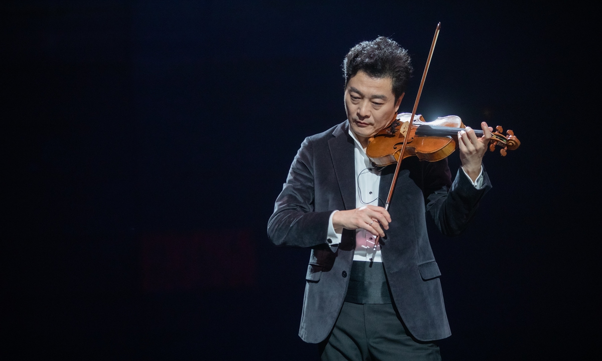 Lu Siqing plays the violin.   Photo: Courtesy of the Major Performing Arts Group