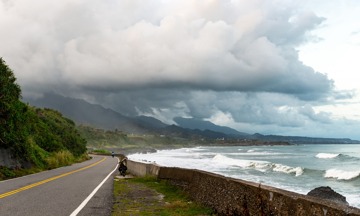 A view of the island of Taiwan. Photo: VCG