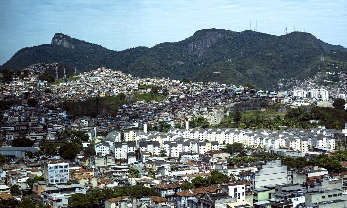 The cityscape in Rio, Brazil, Photo: VCG