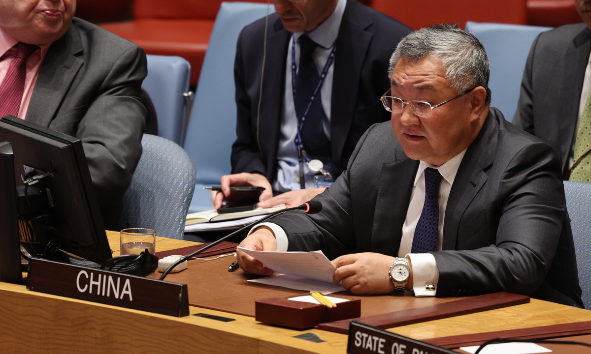 China’s permanent representative to the United Nations Fu Cong Photo: VCG