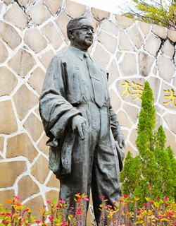 A bronze statue of Tan Kah Kee at the Tan Kah Kee Memorial Museum in Xiamen, East China’s Fujian Province Photo: VCG