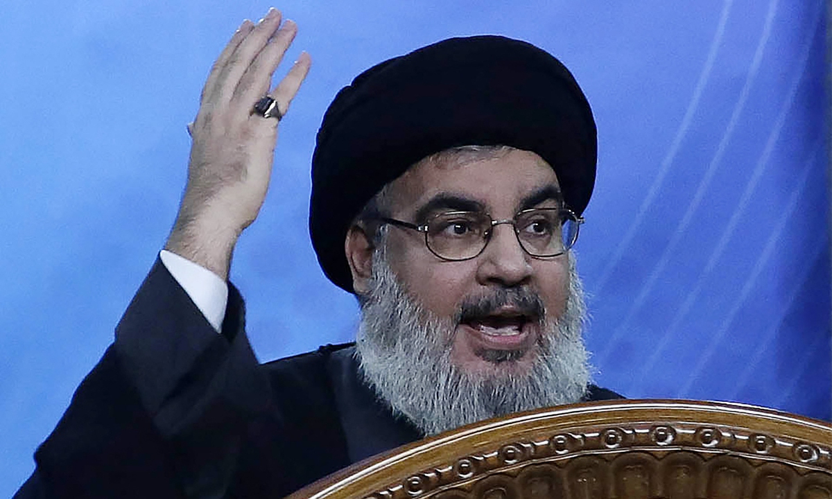 Hezbollah's leader Hassan Nasrallah File photo: VCG