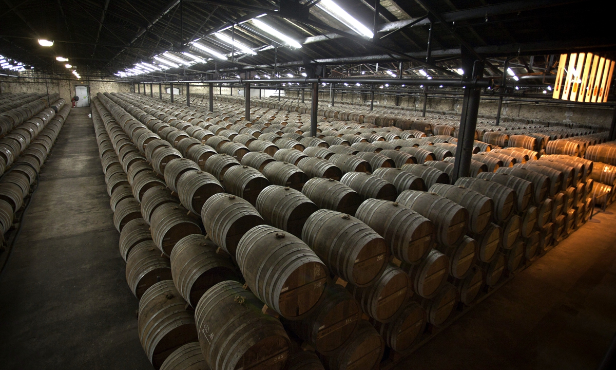 Barrels of cognac Photo: VCG