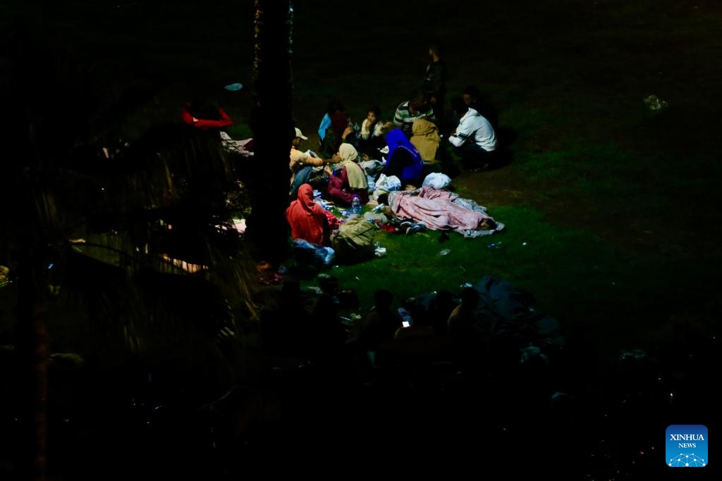 Displaced people are seen in Sidon, Lebanon, on Sept. 24, 2024. Israeli Prime Minister Benjamin Netanyahu warned the Lebanese people on Tuesday that attacks on Lebanon will continue. He reiterated a call made on Monday for civilians to evacuate homes where Hezbollah has allegedly stored missiles. (Photo: Xinhua)