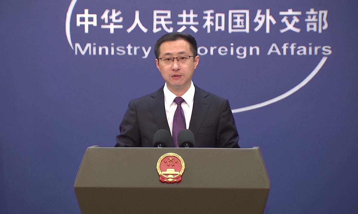 Chinese Foreign Ministry spokesperson Lin Jian Photo: VCG